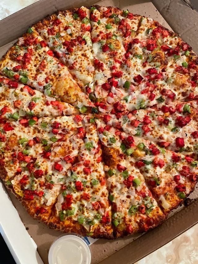 Achari Chicken Pizza (Spicy & Tangy Desi Flavour)