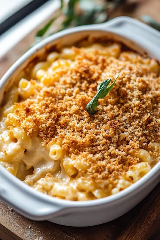 Crunchy Baked Mac & Cheese