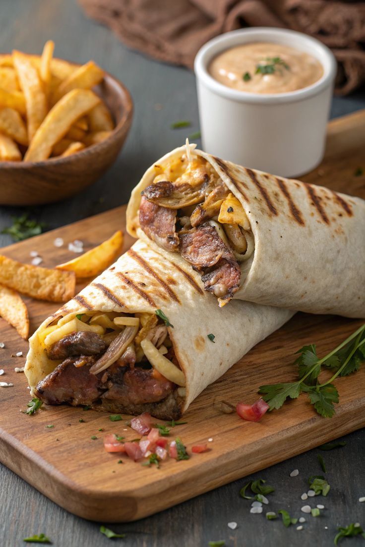 Tikka Steak Pressed Wrap