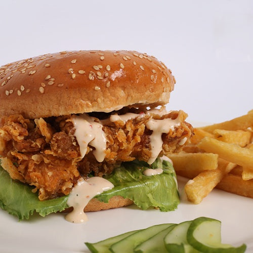 Zinger Crunch Burger | Extra Crispy Chicken Burger in Faisalabad | Kashmiri Foods